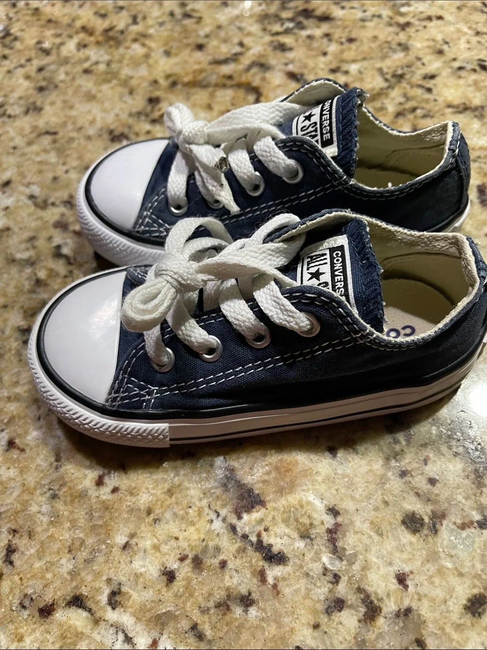 Converse All Star Low Top Sneakers in Navy Blue